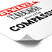 Poster Infirmière Alimentée Par La Compassion | Infirmièr (Coin)