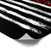 Poster Infirmière Américaine Drapeau Rn Santé Mentale Psy (Coin)