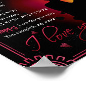 Poster Infirmière amie cadeau | De Boyfriend Valentine (Coin)