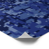 Poster Infirmière autorisée RN Caduceus sur Camo bleu de (Coin)