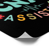 Poster Infirmière Certifiée Appréciation constante Cna Ap (Coin)