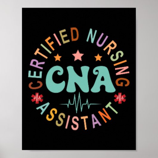 Poster Infirmière Certifiée Appréciation constante Cna Ap (Devant)