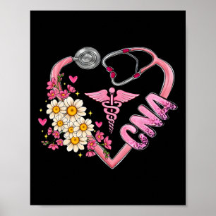Poster Infirmière certifiée Istant Cna Travailler Infirmi