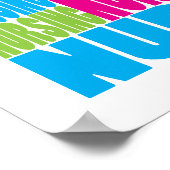 Poster Infirmière colorée (Coin)