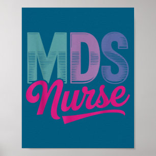Poster Infirmière coordinatrice MDS drôle Sensibilisation