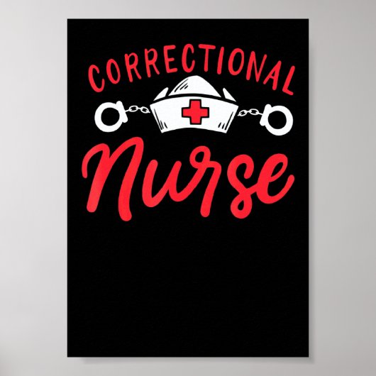 Poster Infirmière correctionnelle (Devant)
