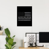 Poster Infirmière correctionnelle États-Unis Indicateur S (Bureau à domicile)