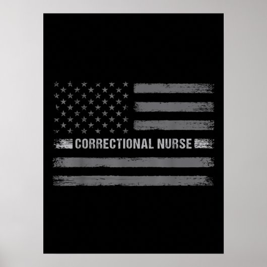 Poster Infirmière correctionnelle États-Unis Indicateur S (Devant)