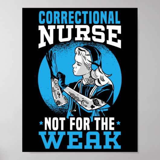 Poster Infirmière Correctionnelle Non Pour Les Correction (Devant)