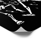 Poster Infirmière Danser Squelette Halloween Squelette Co (Coin)