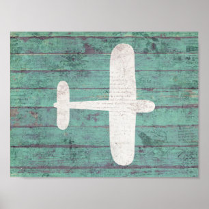 Poster Infirmière d'avion