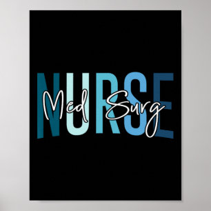 Poster Infirmière de chirurgie Médicale en médecine d'urg