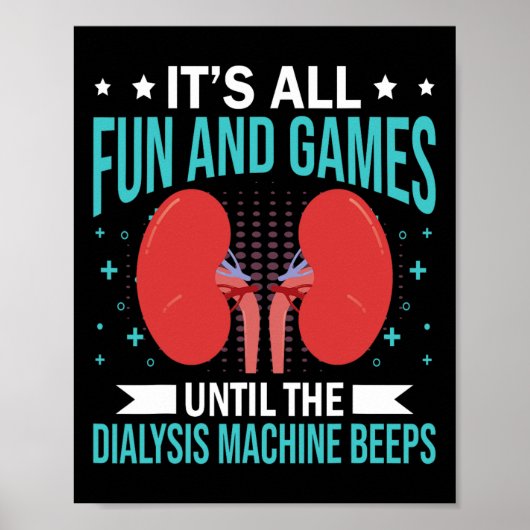 Poster Infirmière de dialyse rénale (Devant)