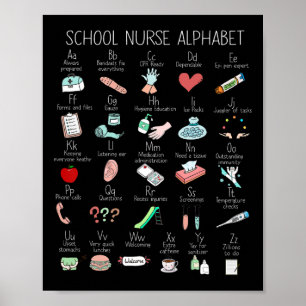 Poster Infirmière de l'école de l'Université de l'Alberta