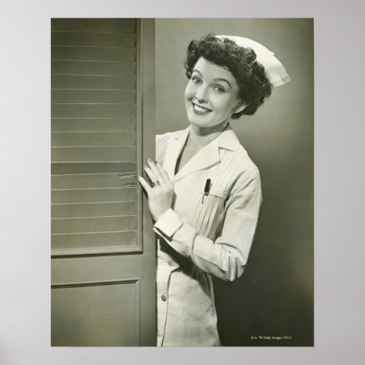 Poster Infirmière de Peeping (Devant)