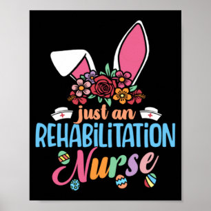 Poster Infirmière de réadaptation Eggcellent oreilles de