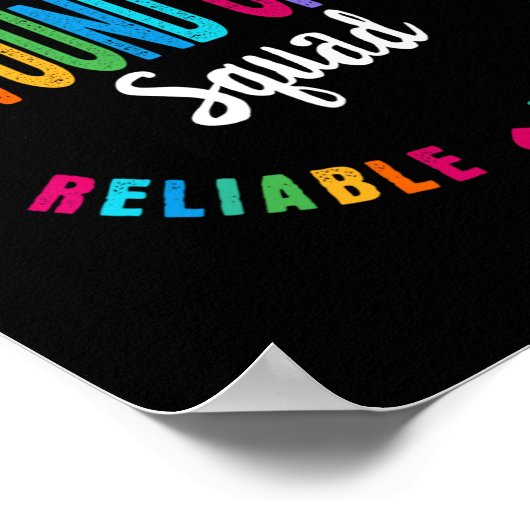 Poster Infirmière de soins de santé Escadron Appréciation (Coin)