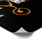 Poster Infirmière d'Halloween Cute Motif de la travailleu (Coin)