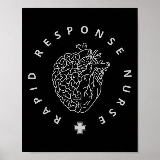 Poster Infirmière d'intervention rapide Soins critiques I (Devant)