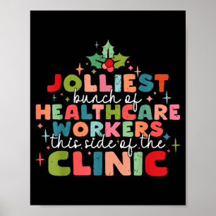 Poster Infirmière drôle rétro la bande la plus joyeuse de