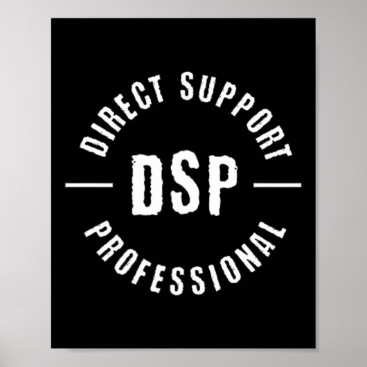Poster Infirmière Dsp Direct Support Professionnelle Dsp (Devant)