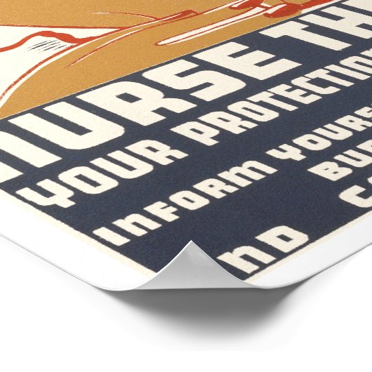 Poster Infirmière du bébé (Coin)