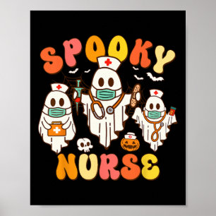 Poster Infirmière éffrayante Fantôme Super d'Halloween