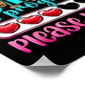 Poster Infirmière En Cours S'Il Vous Plaît Attendre École (Coin)