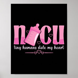 Poster Infirmière en néonatalogie - Saint-Valentin - Les