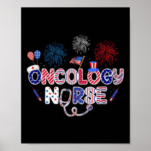 Poster Infirmière en oncologie 4 juillet Infirmière améri