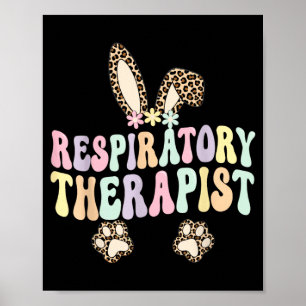 Poster Infirmière en rééducation respiratoire de Pâques Œ