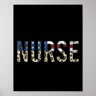 Poster Infirmière en salle d'accouchement 4 juillet