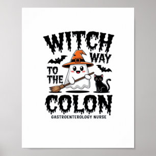 Poster Infirmière Endo Halloween Infirmière gastro-intest