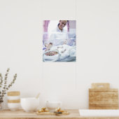 Poster Infirmière et bébé prématuré (Cuisine)