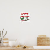 Poster Infirmière étudiante (Cuisine)