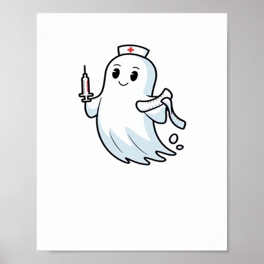 Poster infirmière fantôme Classic T-Shirt_1 (Devant)