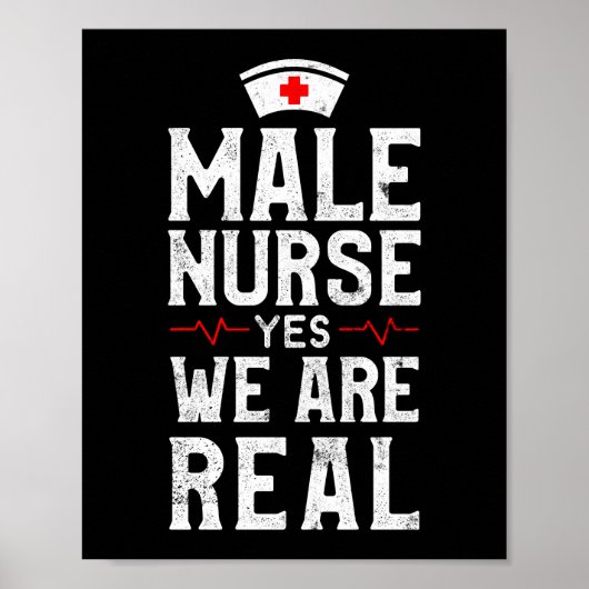 Poster Infirmière Homme Oui Nous Sommes Vraiment Drôle Mu (Devant)