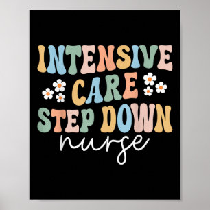 Poster Infirmière Infirmière Intensive Soins Icu Abandon