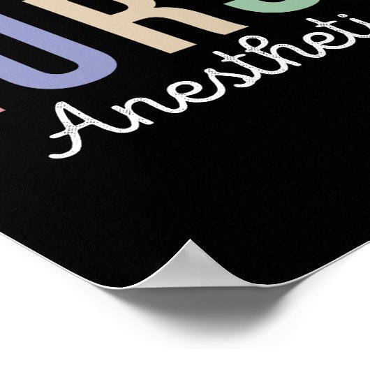 Poster Infirmière inscrite certifiée Anesthetist CRNA (Coin)