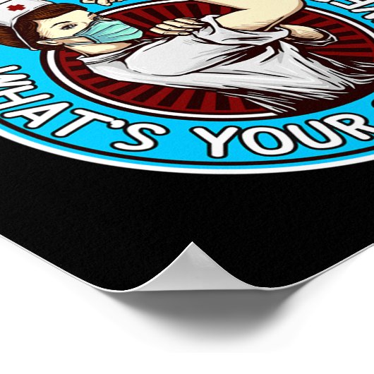 Poster Infirmière Invalidité Apprentissage Pour Femmes In (Coin)