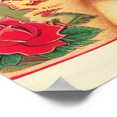 Poster Infirmière japonaise de tatouage (Coin)