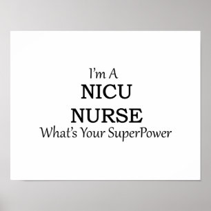 POSTER INFIRMIÈRE NICU