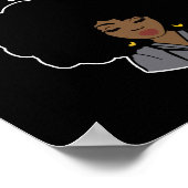 Poster Infirmière noire sans apologie (Coin)