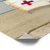 Poster Infirmière Nouveau Début Inspiration et Motivation (Coin)