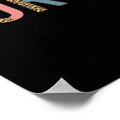 Poster Infirmière orthopédique Léopard Cheetah (Coin)