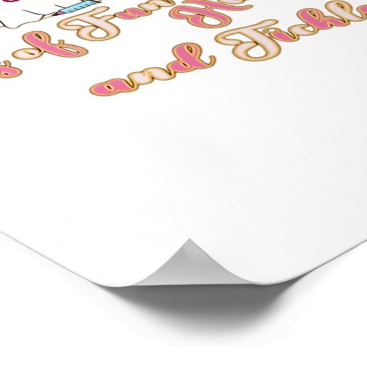 Poster Infirmière Paediactric Amusement Halloween Design (Coin)