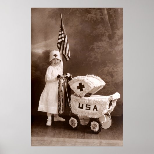 Poster Infirmière patriotique 1917 (Devant)