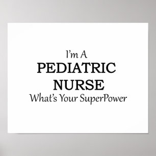 POSTER INFIRMIÈRE PÉDIATRIQUE
