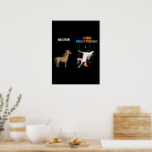 Poster Infirmière Praticien Unicorn Dancing Pole (Cuisine)