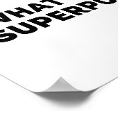 Poster Infirmière praticienne ce que votre superpuissance (Coin)